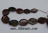 CNG5313 15.5 inches 20*30mm - 35*45mm freeform orange garnet beads