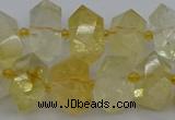 CNG5327 15.5 inches 12*16mm - 15*20mm faceted nuggets citrine beads