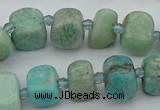 CNG5378 15.5 inches 8*12mm - 12*16mm nuggets amazonite beads