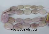 CNG5448 15.5 inches 20*30mm - 35*45mm faceted freeform kunzite beads