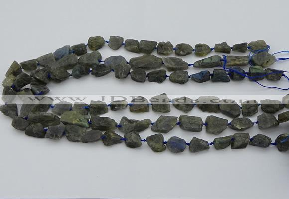 CNG5528 15.5 inches 10*14mm - 15*20mm nuggets labradorite beads