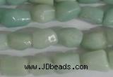 CNG554 15.5 inches 6*8mm nuggets amazonite gemstone beads