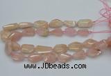 CNG5590 15.5 inches 15*20mm - 22*30mm faceted freeform morganite beads