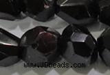 CNG563 15.5 inches 12*16mm faceted nuggets red garnet beads