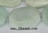 CNG5691 15.5 inches 20*30mm - 35*45mm faceted freeform amazonite beads