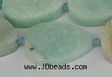 CNG5702 15.5 inches 22*30mm - 28*35mm freeform amazonite beads