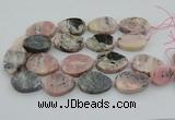 CNG5748 15.5 inches 25*35mm - 30*40mm freeform pink opal beads