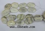 CNG5834 15.5 inches 20*30mm - 35*45mm faceted freeform moonstone beads