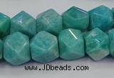 CNG5841 15.5 inches 10*12mm - 12*14mm faceted nuggets amazonite beads