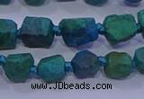 CNG5917 15.5 inches 4*6mm - 6*10mm nuggets rough chrysocolla beads