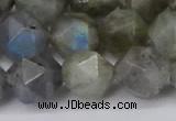 CNG6038 15.5 inches 12mm faceted nuggets labradorite beads