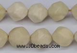 CNG6122 15.5 inches 8mm faceted nuggets jasper beads