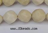 CNG6196 15.5 inches 10mm faceted nuggets jasper beads