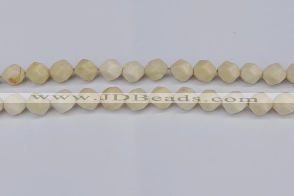 CNG6196 15.5 inches 10mm faceted nuggets jasper beads