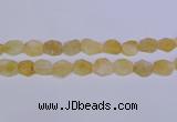 CNG6355 15.5 inches 14*18mm - 16*22mm freeform matte citrine beads