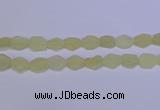 CNG6356 15.5 inches 14*18mm - 16*22mm freeform matte lemon quartz beads