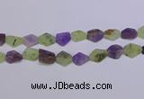 CNG6365 15.5 inches 14*18mm - 16*22mm freeform matte mixed quartz beads