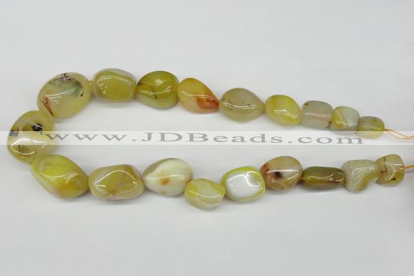 CNG65 15.5 inches 10*15mm - 20*30mm nuggets agate gemstone beads