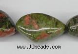 CNG67 15.5 inches 10*16mm - 25*35mm nuggets unakite gemstone beads