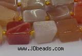 CNG6824 15.5 inches 5*8mm - 8*12mm nuggets sunstone beads