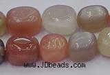 CNG6897 15.5 inches 12*16mm - 13*18mm nuggets mixed moonstone beads