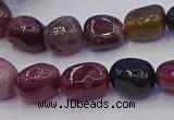 CNG6904 15.5 inches 8*12mm - 10*14mm nuggets tourmaline beads