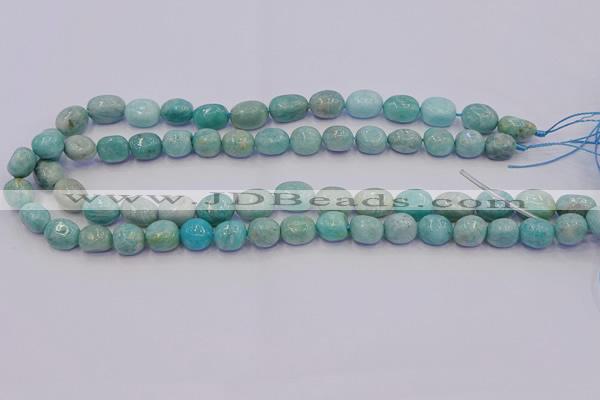 CNG6908 15.5 inches 8*12mm - 10*14mm nuggets amazonite beads