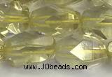 CNG6955 10*14mm - 13*18mm faceted nuggets lemon quartz beads