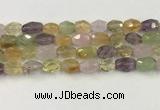 CNG6960 9*12mm - 12*16mm faceted nuggets mixed quartz beads