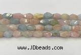 CNG6963 15.5 inches 10*14mm - 12*16mm faceted nuggets morganite beads