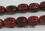 CNG719 15.5 inches 10*14mm nuggets brecciated jasper beads wholesale