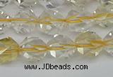 CNG7231 15.5 inches 8mm faceted nuggets citrine gemstone beads