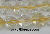 CNG7233 15.5 inches 12mm faceted nuggets citrine gemstone beads