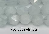 CNG7261 15.5 inches 8mm faceted nuggets aquamarine beads