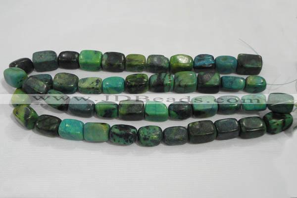 CNG727 15.5 inches 15*20mm nuggets pine turquoise beads wholesale