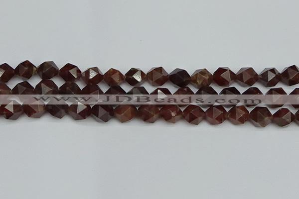 CNG7273 15.5 inches 12mm faceted nuggets orange garnet beads