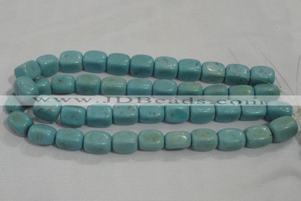 CNG730 15.5 inches 15*18mm nuggets synthetic turquoise beads wholesale