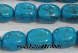 CNG732 15.5 inches 13*18mm nuggets synthetic turquoise beads wholesale