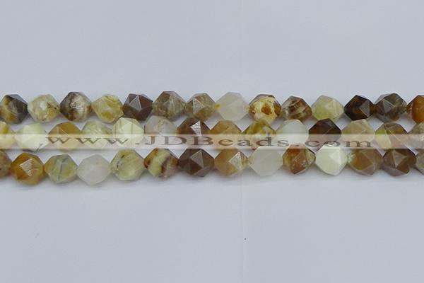 CNG7372 15.5 inches 10mm faceted nuggets mixed opal beads