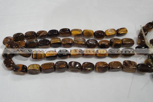 CNG738 15.5 inches 13*18mm nuggets yellow tiger eye beads wholesale