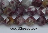 CNG7410 15.5 inches 6mm faceted nuggets tourmaline beads