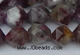 CNG7412 15.5 inches 10mm faceted nuggets tourmaline beads