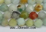 CNG7415 15.5 inches 6mm faceted nuggets amazonite beads