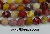 CNG7425 15.5 inches 6mm faceted nuggets mookaite beads