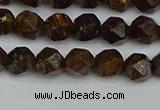 CNG7440 15.5 inches 6mm faceted nuggets bronzite gemstone beads