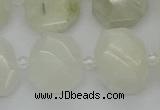 CNG7454 12*16mm - 15*20mm faceted freeform white moonstone beads