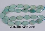 CNG7463 15.5 inches 20*25mm - 25*35mm faceted freeform amazonite beads