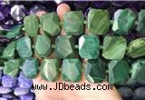 CNG7478 18*25mm - 20*28mm faceted freeform african jade beads