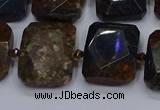 CNG7482 15.5 inches 18*25mm - 20*28mm faceted freeform pietersite beads