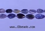 CNG7527 18*25mm - 25*35mm faceted freeform Botswana agate beads